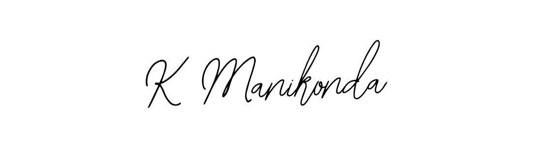 How to make K Manikonda signature? Bearetta-2O07w is a professional autograph style. Create handwritten signature for K Manikonda name. K Manikonda signature style 12 images and pictures png