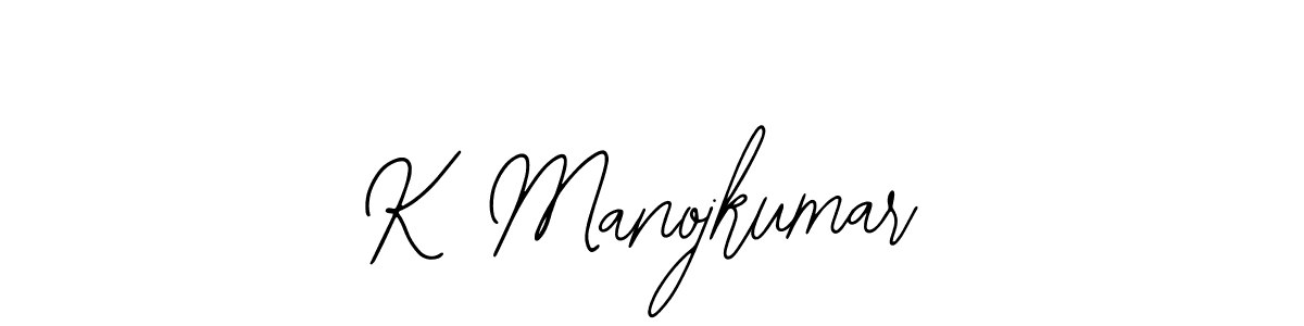 Use a signature maker to create a handwritten signature online. With this signature software, you can design (Bearetta-2O07w) your own signature for name K Manojkumar. K Manojkumar signature style 12 images and pictures png