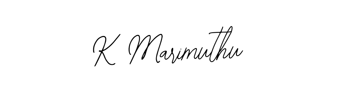 The best way (Bearetta-2O07w) to make a short signature is to pick only two or three words in your name. The name K Marimuthu include a total of six letters. For converting this name. K Marimuthu signature style 12 images and pictures png