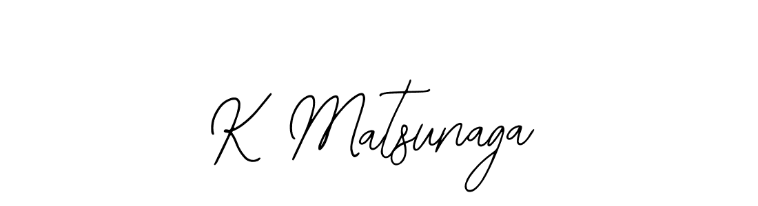 You should practise on your own different ways (Bearetta-2O07w) to write your name (K Matsunaga) in signature. don't let someone else do it for you. K Matsunaga signature style 12 images and pictures png