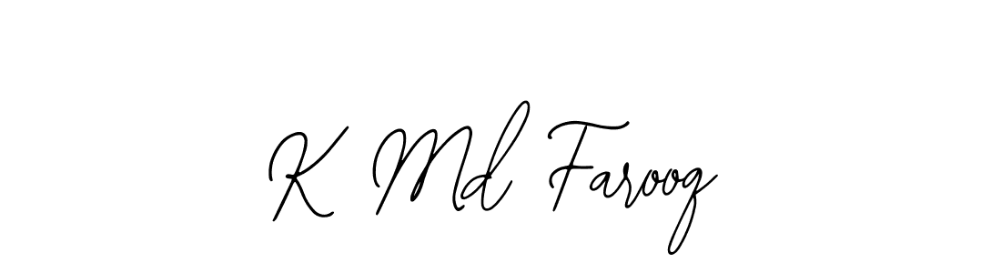 The best way (Bearetta-2O07w) to make a short signature is to pick only two or three words in your name. The name K Md Farooq include a total of six letters. For converting this name. K Md Farooq signature style 12 images and pictures png