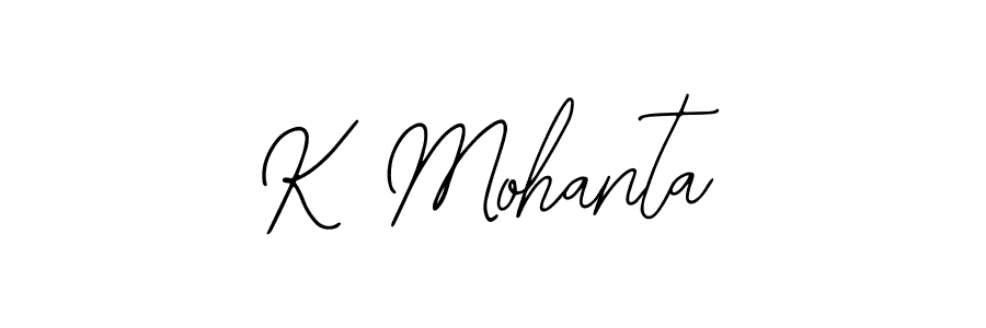 How to make K Mohanta signature? Bearetta-2O07w is a professional autograph style. Create handwritten signature for K Mohanta name. K Mohanta signature style 12 images and pictures png