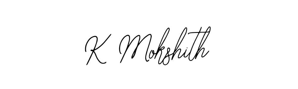 How to Draw K Mokshith signature style? Bearetta-2O07w is a latest design signature styles for name K Mokshith. K Mokshith signature style 12 images and pictures png