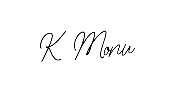 Create a beautiful signature design for name K Monu. With this signature (Bearetta-2O07w) fonts, you can make a handwritten signature for free. K Monu signature style 12 images and pictures png