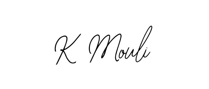 Also You can easily find your signature by using the search form. We will create K Mouli name handwritten signature images for you free of cost using Bearetta-2O07w sign style. K Mouli signature style 12 images and pictures png
