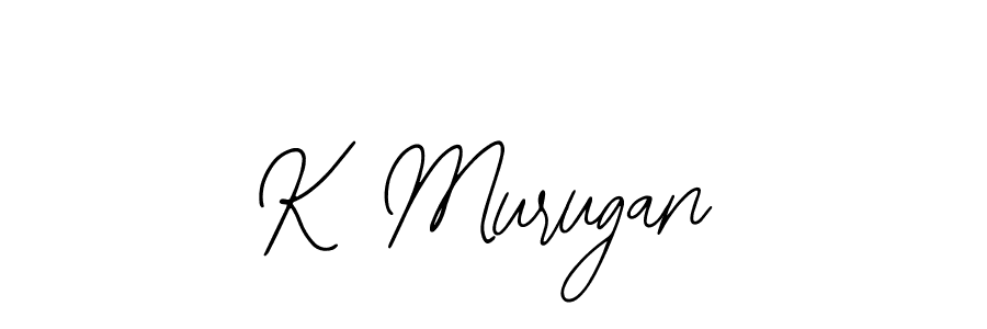 Also we have K Murugan name is the best signature style. Create professional handwritten signature collection using Bearetta-2O07w autograph style. K Murugan signature style 12 images and pictures png