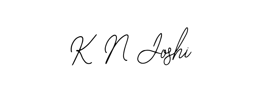 if you are searching for the best signature style for your name K N Joshi. so please give up your signature search. here we have designed multiple signature styles  using Bearetta-2O07w. K N Joshi signature style 12 images and pictures png