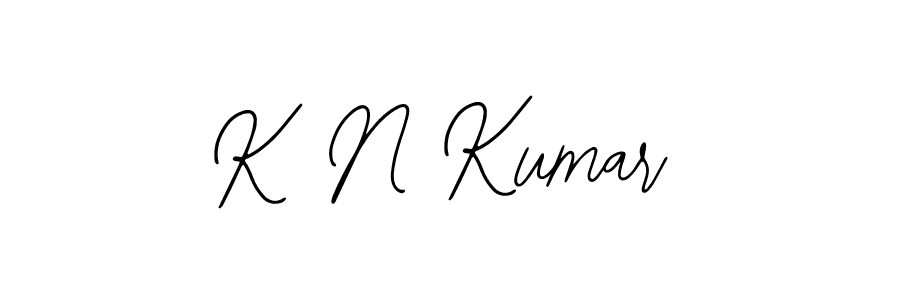 K N Kumar stylish signature style. Best Handwritten Sign (Bearetta-2O07w) for my name. Handwritten Signature Collection Ideas for my name K N Kumar. K N Kumar signature style 12 images and pictures png