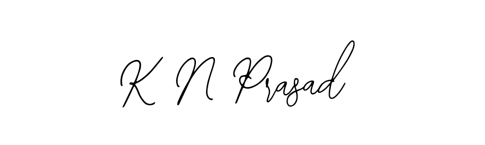 Also You can easily find your signature by using the search form. We will create K N Prasad name handwritten signature images for you free of cost using Bearetta-2O07w sign style. K N Prasad signature style 12 images and pictures png