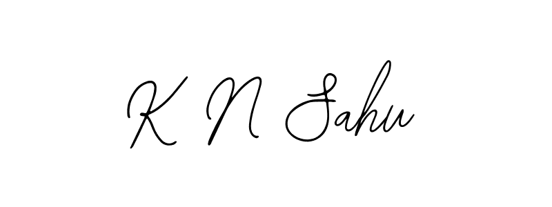 Design your own signature with our free online signature maker. With this signature software, you can create a handwritten (Bearetta-2O07w) signature for name K N Sahu. K N Sahu signature style 12 images and pictures png
