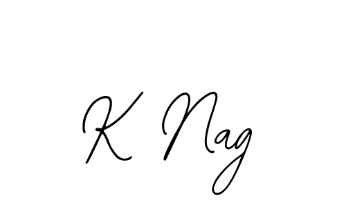 Create a beautiful signature design for name K Nag. With this signature (Bearetta-2O07w) fonts, you can make a handwritten signature for free. K Nag signature style 12 images and pictures png