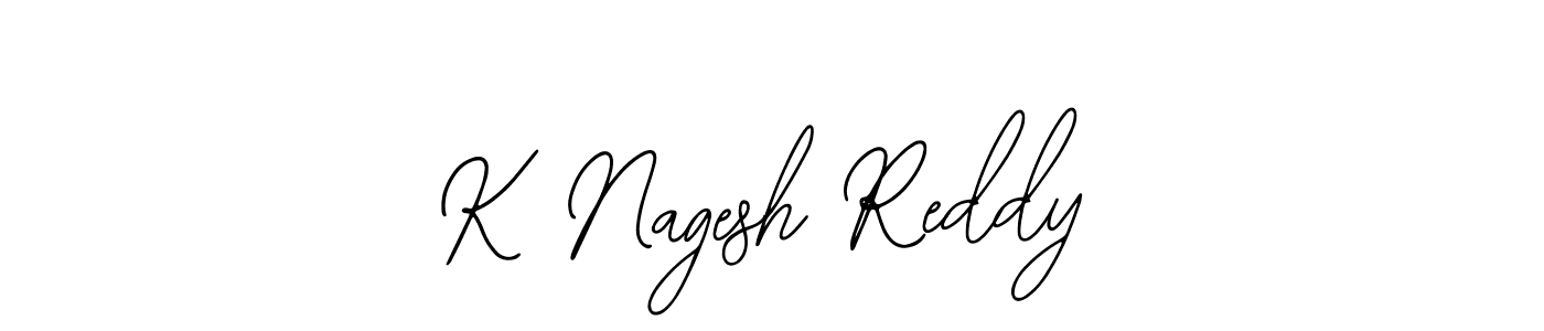 Also You can easily find your signature by using the search form. We will create K Nagesh Reddy name handwritten signature images for you free of cost using Bearetta-2O07w sign style. K Nagesh Reddy signature style 12 images and pictures png