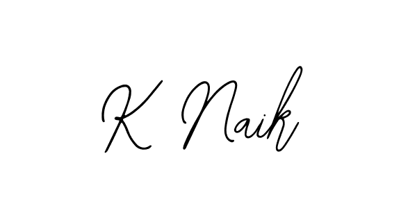 Similarly Bearetta-2O07w is the best handwritten signature design. Signature creator online .You can use it as an online autograph creator for name K Naik. K Naik signature style 12 images and pictures png