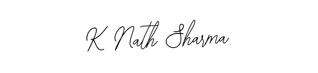 Also we have K Nath Sharma name is the best signature style. Create professional handwritten signature collection using Bearetta-2O07w autograph style. K Nath Sharma signature style 12 images and pictures png