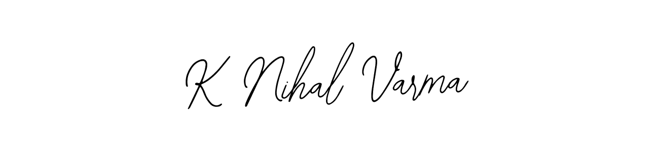 K Nihal Varma stylish signature style. Best Handwritten Sign (Bearetta-2O07w) for my name. Handwritten Signature Collection Ideas for my name K Nihal Varma. K Nihal Varma signature style 12 images and pictures png