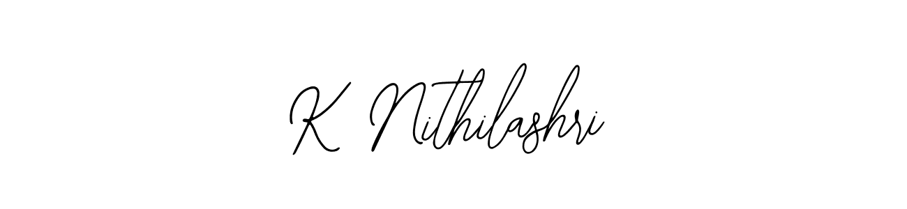 Also You can easily find your signature by using the search form. We will create K Nithilashri name handwritten signature images for you free of cost using Bearetta-2O07w sign style. K Nithilashri signature style 12 images and pictures png