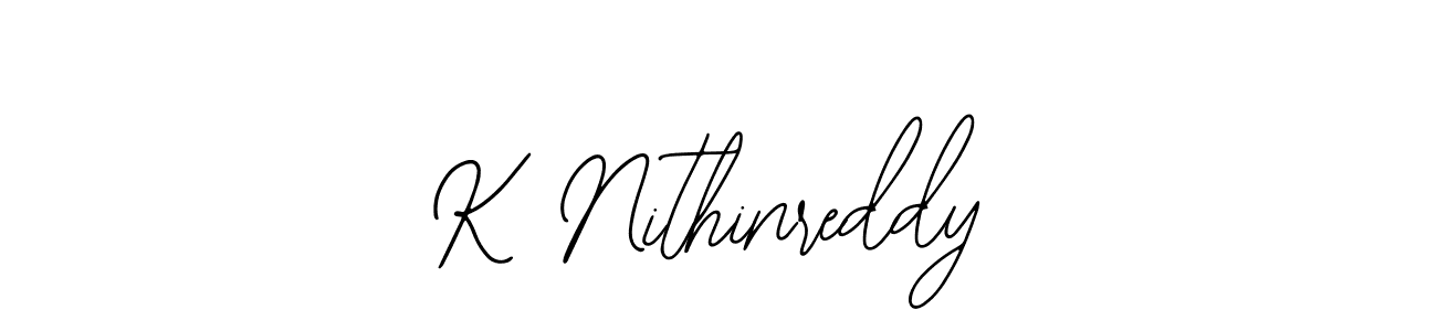 K Nithinreddy stylish signature style. Best Handwritten Sign (Bearetta-2O07w) for my name. Handwritten Signature Collection Ideas for my name K Nithinreddy. K Nithinreddy signature style 12 images and pictures png