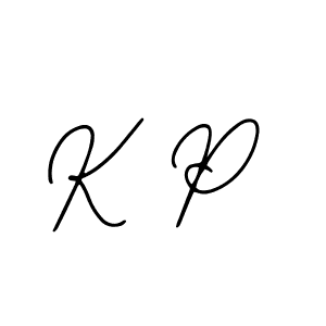 How to make K P signature? Bearetta-2O07w is a professional autograph style. Create handwritten signature for K P name. K P signature style 12 images and pictures png