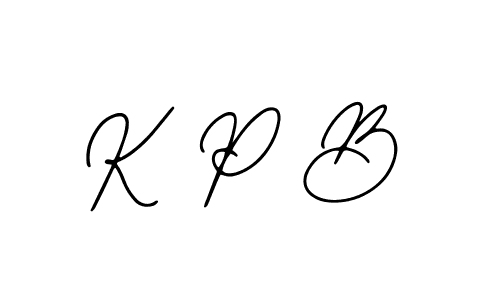 Use a signature maker to create a handwritten signature online. With this signature software, you can design (Bearetta-2O07w) your own signature for name K P B. K P B signature style 12 images and pictures png