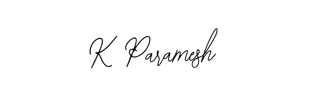 The best way (Bearetta-2O07w) to make a short signature is to pick only two or three words in your name. The name K Paramesh include a total of six letters. For converting this name. K Paramesh signature style 12 images and pictures png