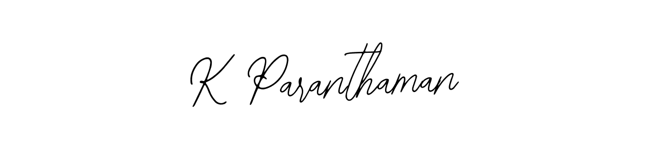 Create a beautiful signature design for name K Paranthaman. With this signature (Bearetta-2O07w) fonts, you can make a handwritten signature for free. K Paranthaman signature style 12 images and pictures png