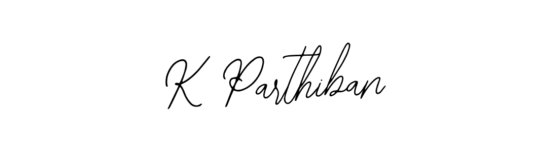 Design your own signature with our free online signature maker. With this signature software, you can create a handwritten (Bearetta-2O07w) signature for name K Parthiban. K Parthiban signature style 12 images and pictures png