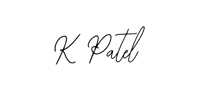 It looks lik you need a new signature style for name K Patel. Design unique handwritten (Bearetta-2O07w) signature with our free signature maker in just a few clicks. K Patel signature style 12 images and pictures png