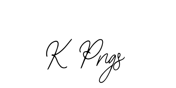 You should practise on your own different ways (Bearetta-2O07w) to write your name (K Pngs) in signature. don't let someone else do it for you. K Pngs signature style 12 images and pictures png