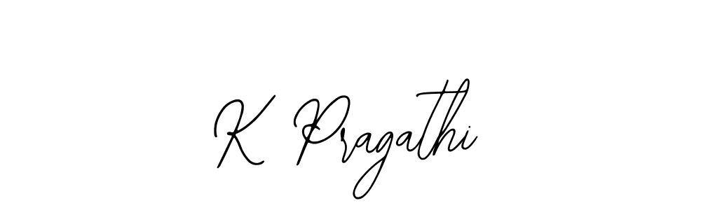 Make a beautiful signature design for name K Pragathi. With this signature (Bearetta-2O07w) style, you can create a handwritten signature for free. K Pragathi signature style 12 images and pictures png
