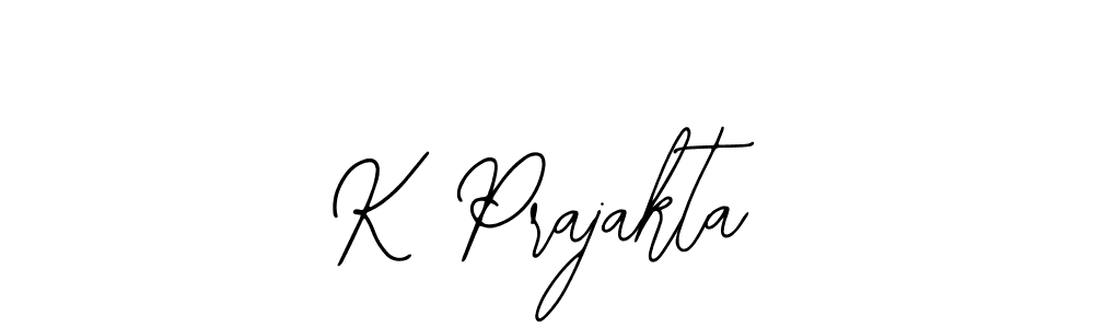 K Prajakta stylish signature style. Best Handwritten Sign (Bearetta-2O07w) for my name. Handwritten Signature Collection Ideas for my name K Prajakta. K Prajakta signature style 12 images and pictures png