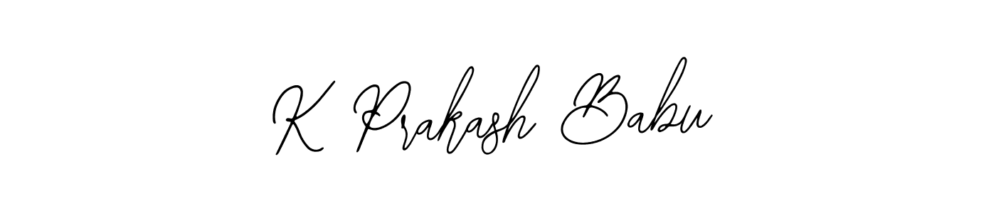 Make a beautiful signature design for name K Prakash Babu. With this signature (Bearetta-2O07w) style, you can create a handwritten signature for free. K Prakash Babu signature style 12 images and pictures png