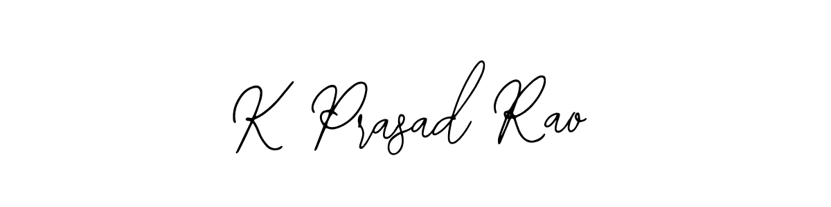 Design your own signature with our free online signature maker. With this signature software, you can create a handwritten (Bearetta-2O07w) signature for name K Prasad Rao. K Prasad Rao signature style 12 images and pictures png