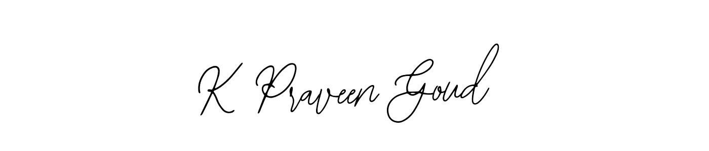 Also You can easily find your signature by using the search form. We will create K Praveen Goud name handwritten signature images for you free of cost using Bearetta-2O07w sign style. K Praveen Goud signature style 12 images and pictures png