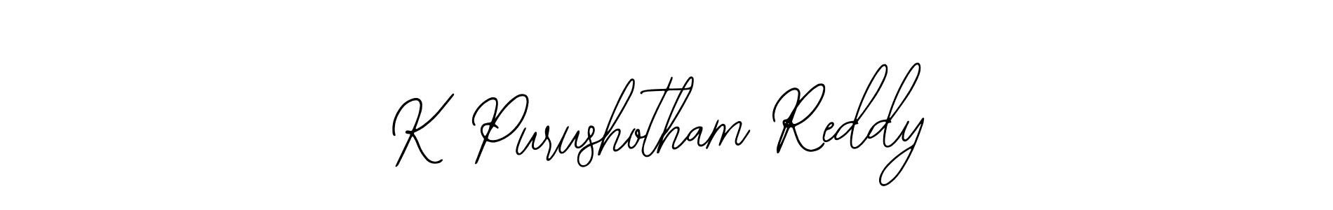 You can use this online signature creator to create a handwritten signature for the name K Purushotham Reddy. This is the best online autograph maker. K Purushotham Reddy signature style 12 images and pictures png