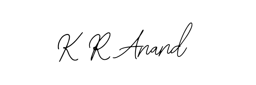 K R Anand stylish signature style. Best Handwritten Sign (Bearetta-2O07w) for my name. Handwritten Signature Collection Ideas for my name K R Anand. K R Anand signature style 12 images and pictures png