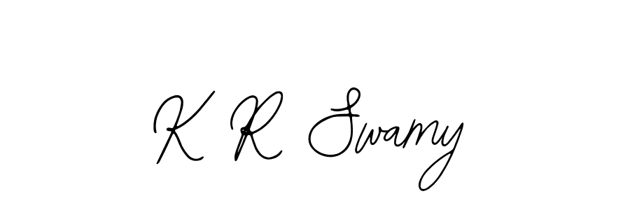 How to Draw K R Swamy signature style? Bearetta-2O07w is a latest design signature styles for name K R Swamy. K R Swamy signature style 12 images and pictures png