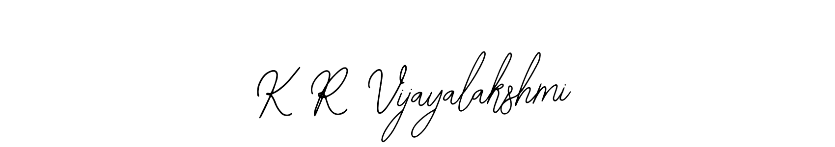 Use a signature maker to create a handwritten signature online. With this signature software, you can design (Bearetta-2O07w) your own signature for name K R Vijayalakshmi. K R Vijayalakshmi signature style 12 images and pictures png