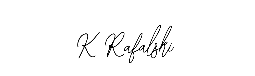Also we have K Rafalski name is the best signature style. Create professional handwritten signature collection using Bearetta-2O07w autograph style. K Rafalski signature style 12 images and pictures png