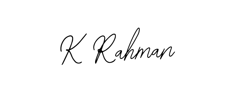See photos of K Rahman official signature by Spectra . Check more albums & portfolios. Read reviews & check more about Bearetta-2O07w font. K Rahman signature style 12 images and pictures png