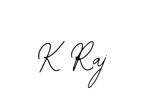 Design your own signature with our free online signature maker. With this signature software, you can create a handwritten (Bearetta-2O07w) signature for name K Raj. K Raj signature style 12 images and pictures png