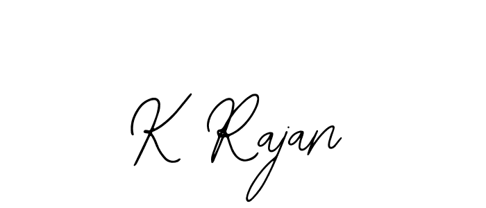 K Rajan stylish signature style. Best Handwritten Sign (Bearetta-2O07w) for my name. Handwritten Signature Collection Ideas for my name K Rajan. K Rajan signature style 12 images and pictures png