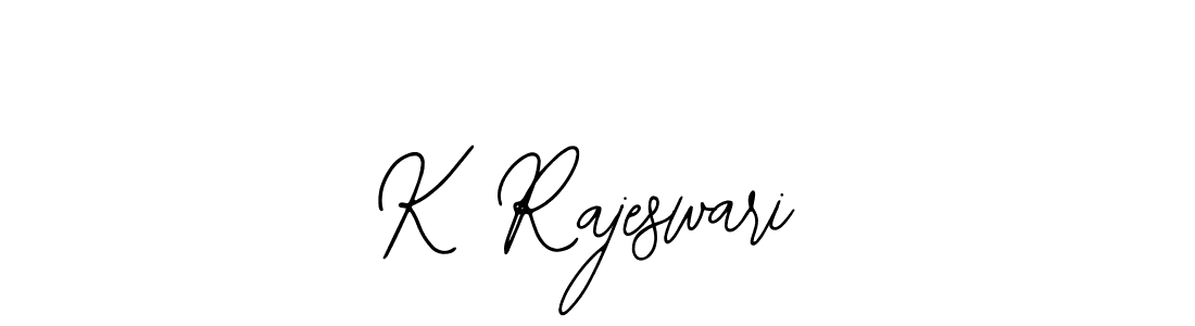 You should practise on your own different ways (Bearetta-2O07w) to write your name (K Rajeswari) in signature. don't let someone else do it for you. K Rajeswari signature style 12 images and pictures png