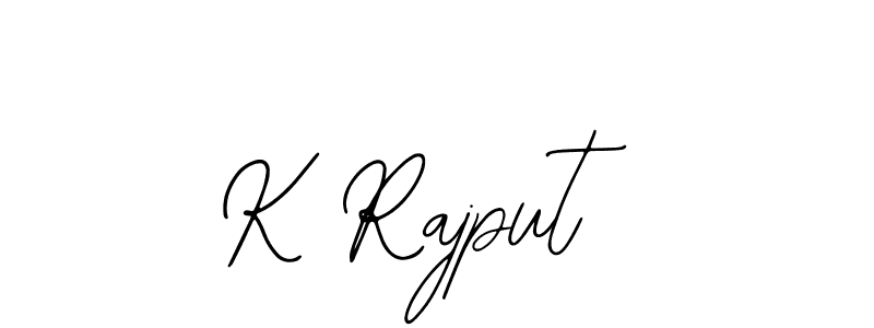 How to make K Rajput signature? Bearetta-2O07w is a professional autograph style. Create handwritten signature for K Rajput name. K Rajput signature style 12 images and pictures png