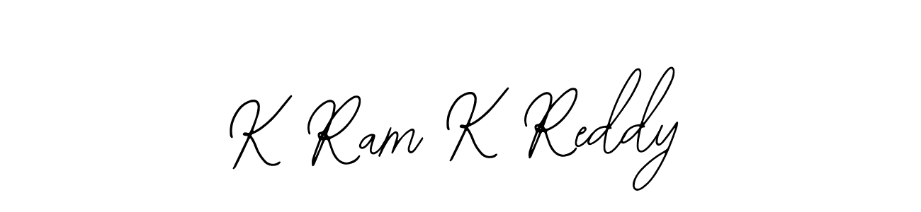 Create a beautiful signature design for name K Ram K Reddy. With this signature (Bearetta-2O07w) fonts, you can make a handwritten signature for free. K Ram K Reddy signature style 12 images and pictures png