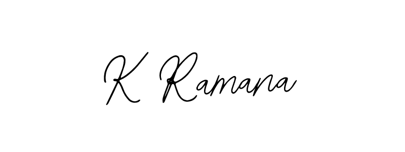 Similarly Bearetta-2O07w is the best handwritten signature design. Signature creator online .You can use it as an online autograph creator for name K Ramana. K Ramana signature style 12 images and pictures png