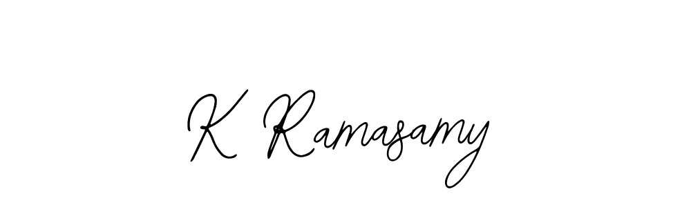 How to Draw K Ramasamy signature style? Bearetta-2O07w is a latest design signature styles for name K Ramasamy. K Ramasamy signature style 12 images and pictures png