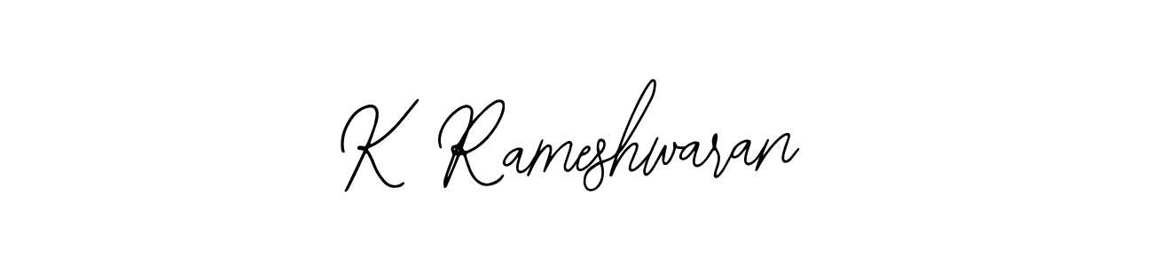 Make a beautiful signature design for name K Rameshwaran. With this signature (Bearetta-2O07w) style, you can create a handwritten signature for free. K Rameshwaran signature style 12 images and pictures png