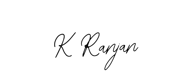 How to make K Ranjan signature? Bearetta-2O07w is a professional autograph style. Create handwritten signature for K Ranjan name. K Ranjan signature style 12 images and pictures png