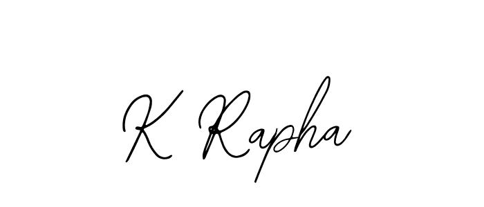 Create a beautiful signature design for name K Rapha. With this signature (Bearetta-2O07w) fonts, you can make a handwritten signature for free. K Rapha signature style 12 images and pictures png