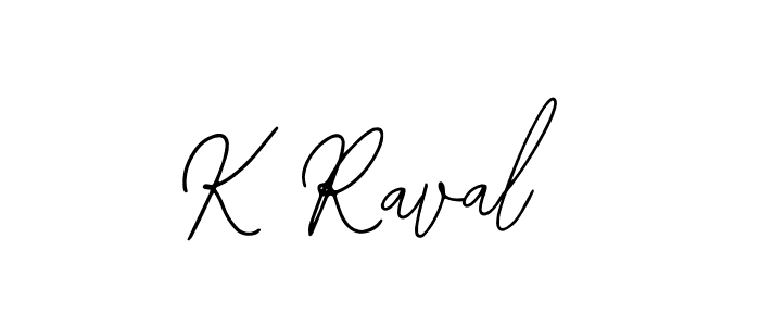 Best and Professional Signature Style for K Raval. Bearetta-2O07w Best Signature Style Collection. K Raval signature style 12 images and pictures png